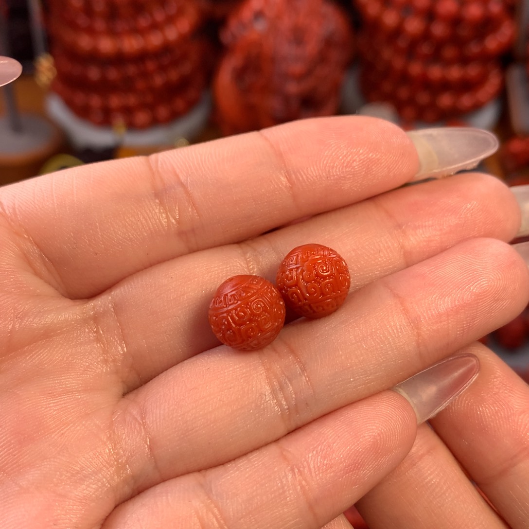 南红玛瑙配饰未镶嵌鲸*