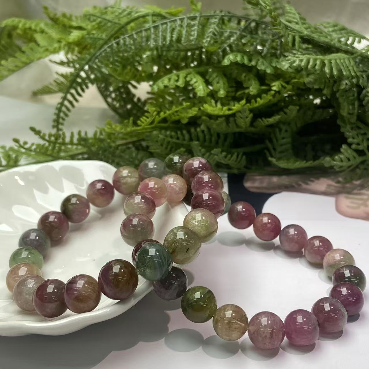 【星浩好物】碧玺手串 QT23K62【多样性发一件】9.5mm+