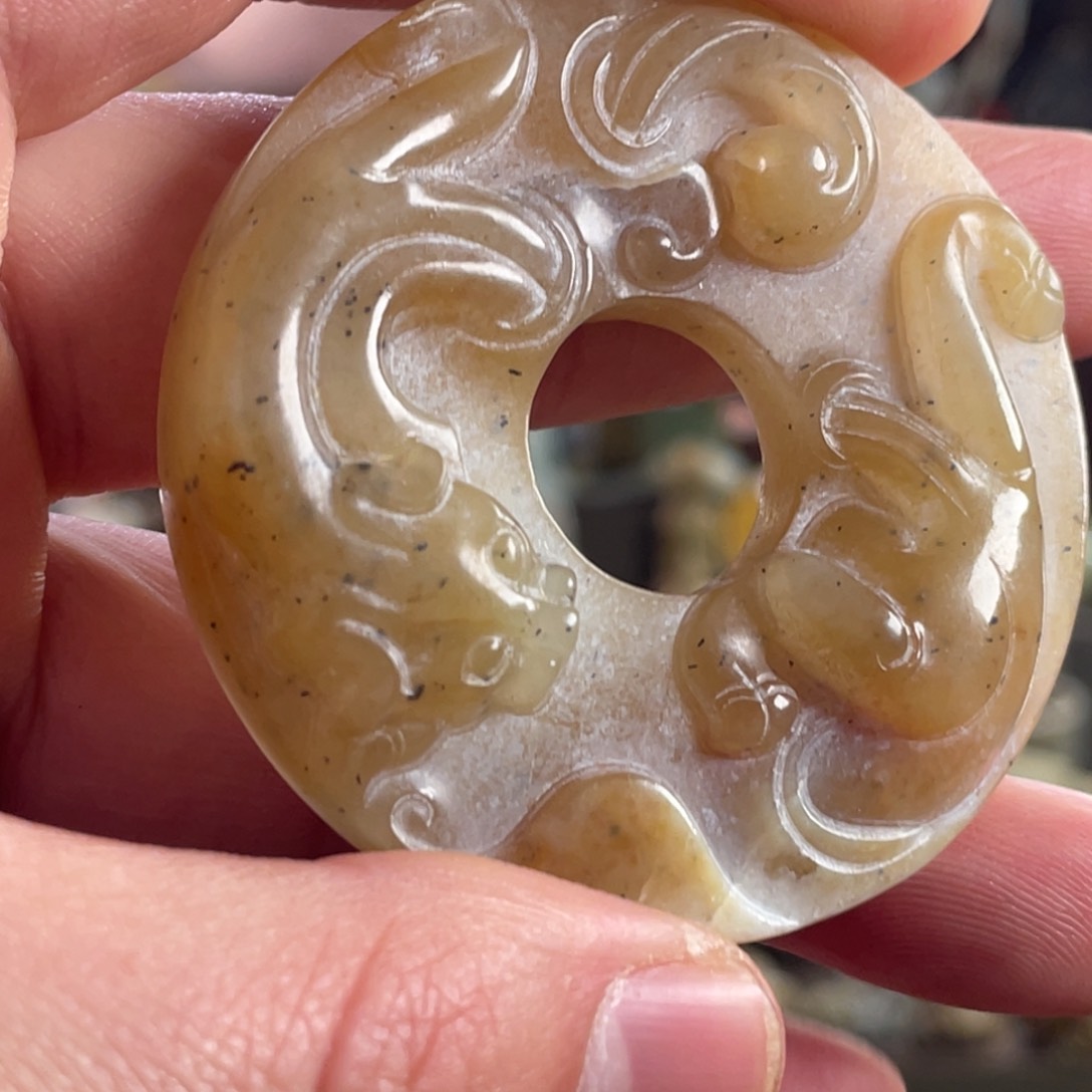 和田玉挂件未镶嵌禄*