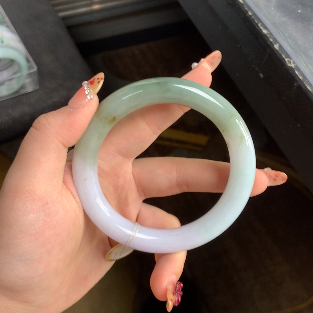 翡翠手镯未镶嵌翡翠手镯59圆条