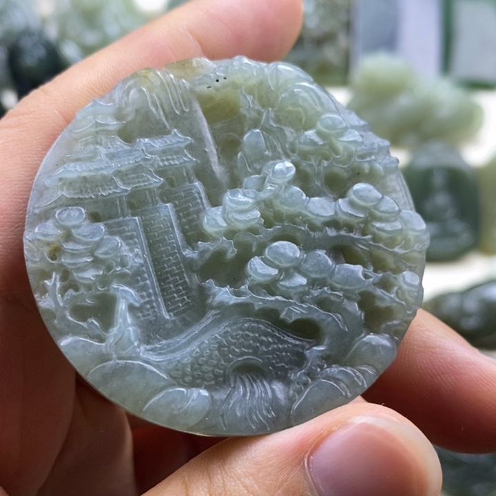 颈饰未镶嵌和田玉