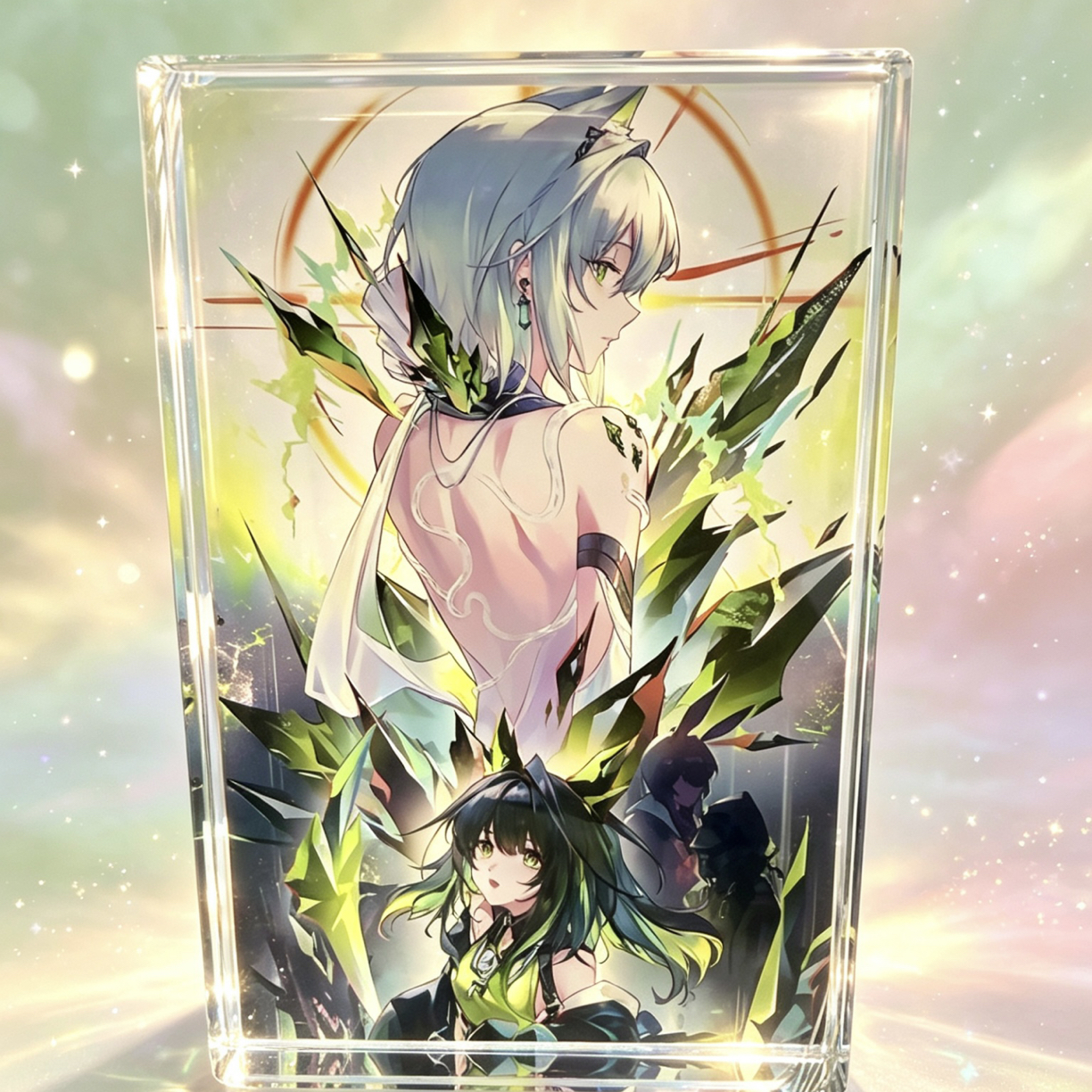 《明日方舟》周边二创高透精美亚克力系列摆件水晶砖12*8*1.5cm