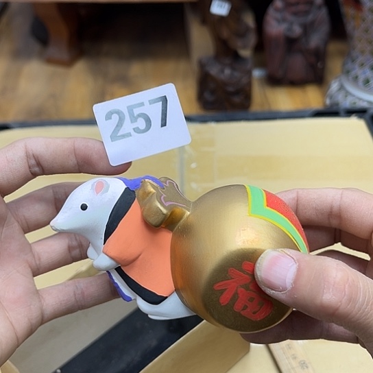 瓷片摆件工艺品瓷器摆件777 