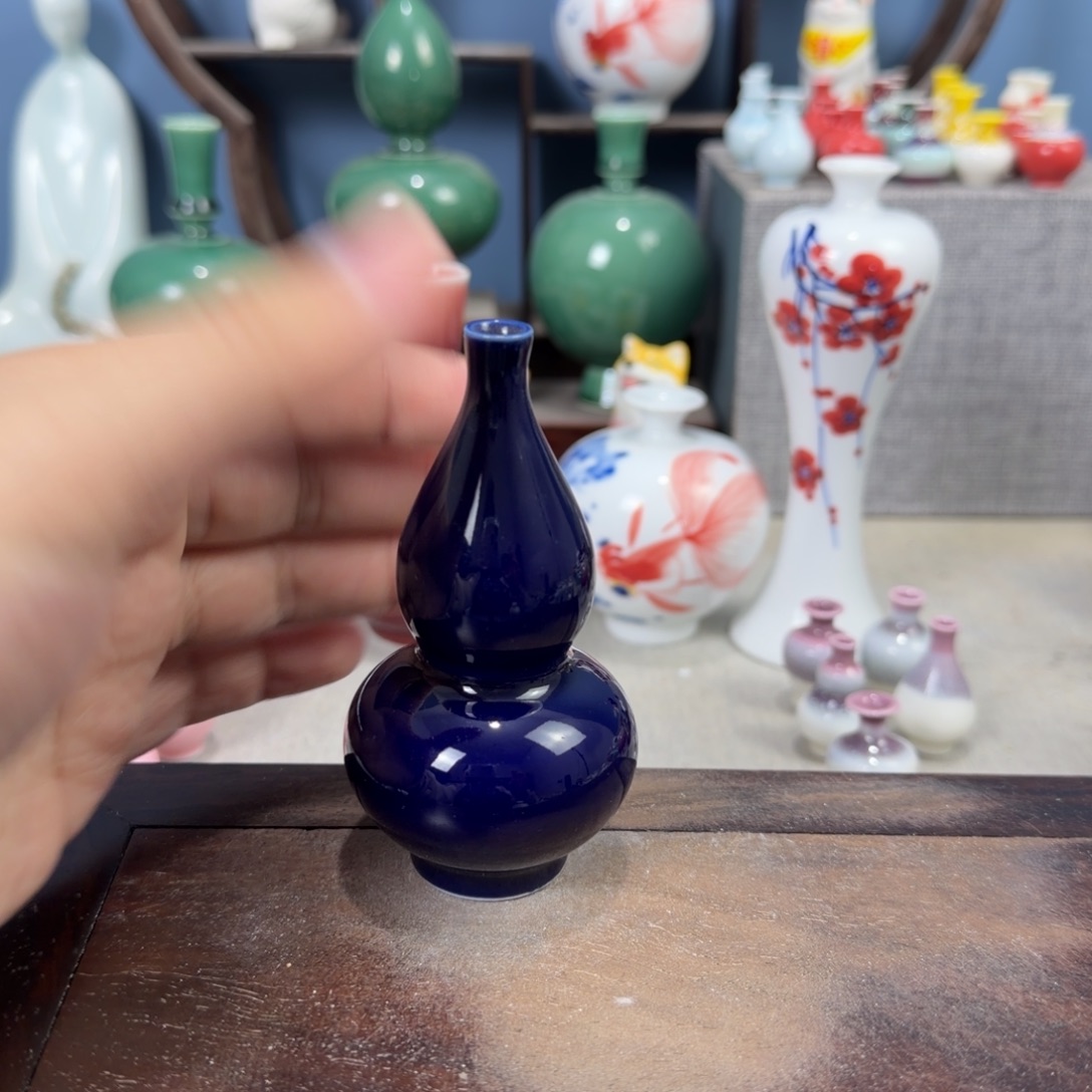 陶瓷手工小花器摆件