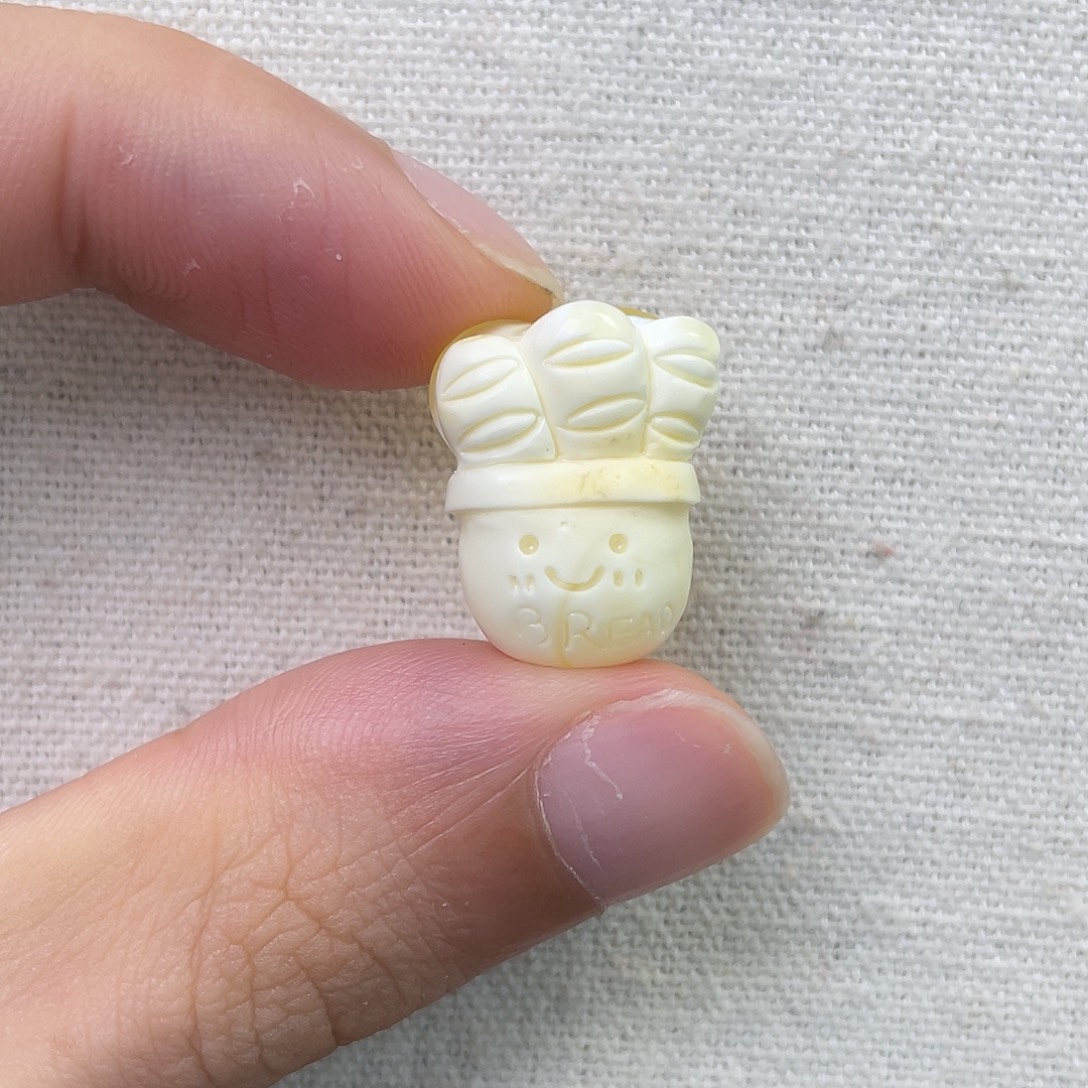 琥珀未镶嵌珠宝奇石面包薯条