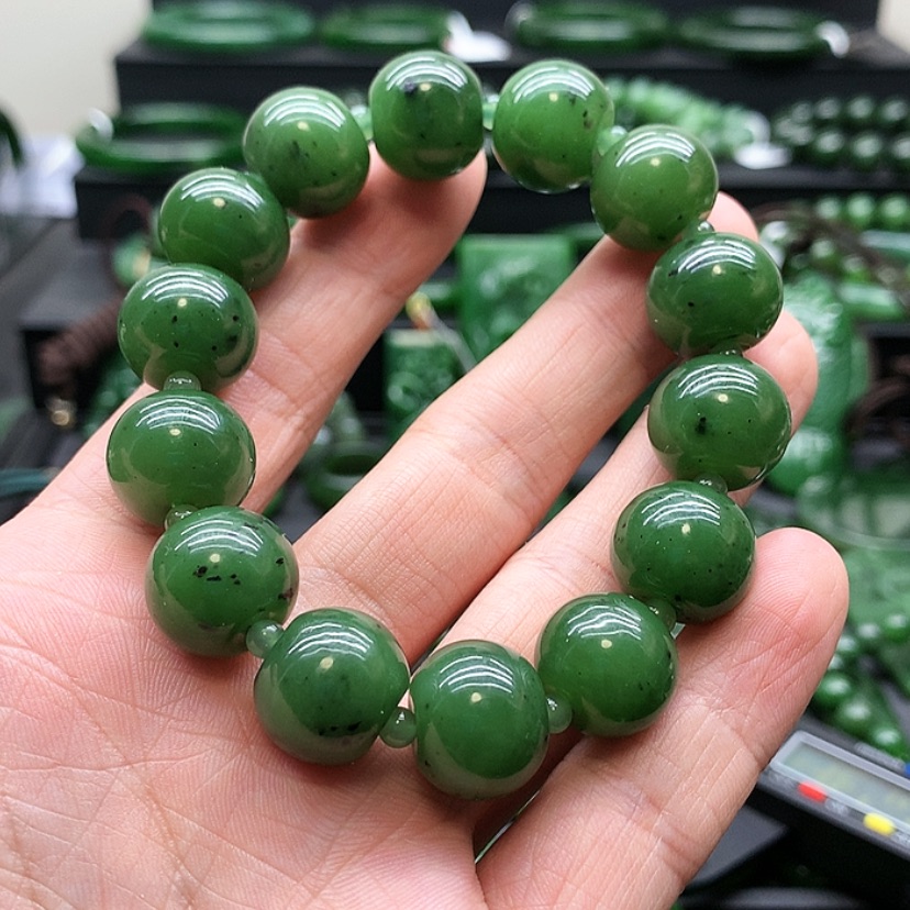 【闪购商品】和田玉（碧玉）手链未镶嵌