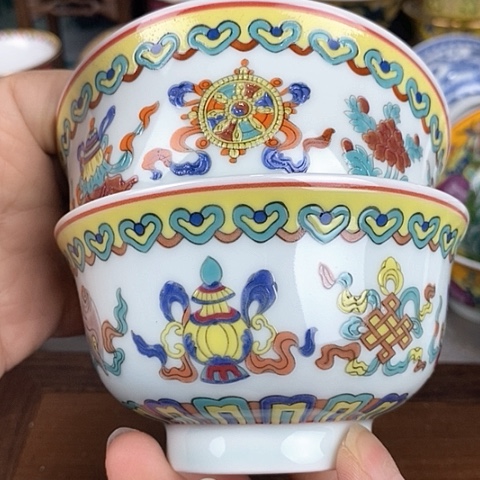 景德镇陶瓷藏式茶碗