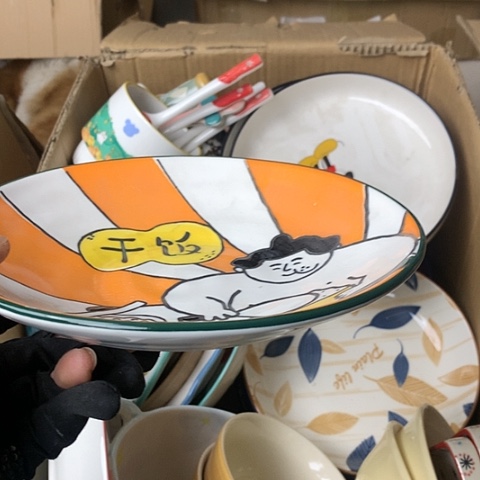 盘陶瓷制品满25拼单发货默认微瑕