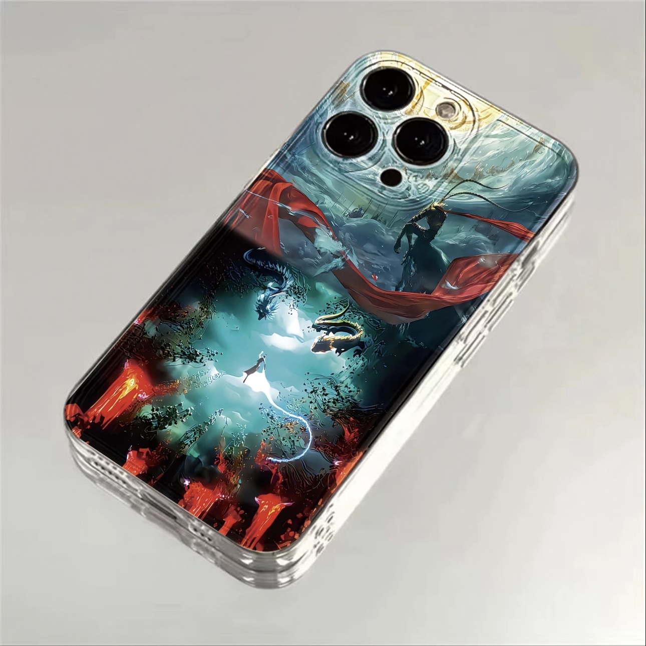 哪吒申公豹适用苹果15pro手机壳华为荣耀小米14红米OPPOvivo可爱