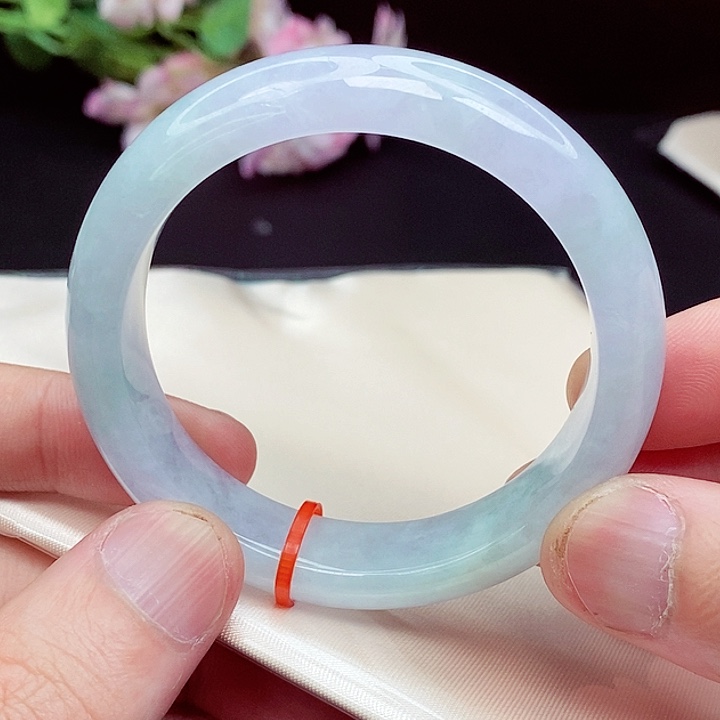 翡翠手镯未镶嵌53.6圈