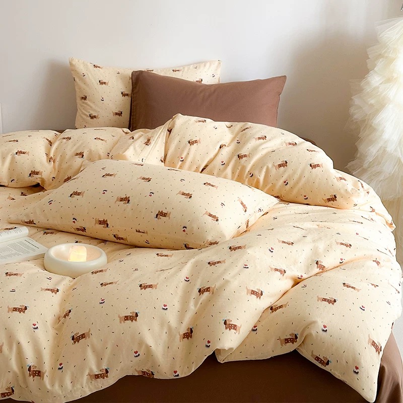 【芝士蛋糕狗春秋被】爆款200*230四季柔软亲肤家用春秋被
