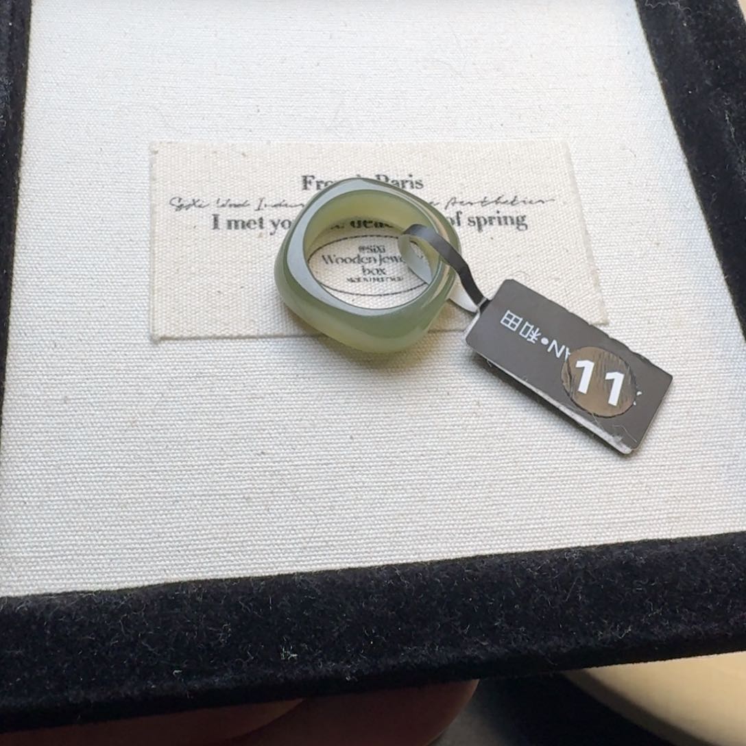 和田玉戒指未镶嵌