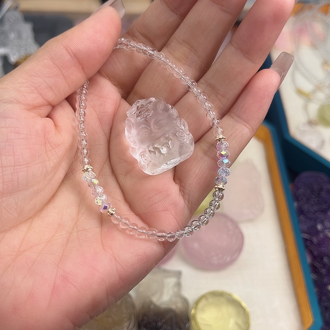 水晶珠宝半成品未镶嵌波****柏10