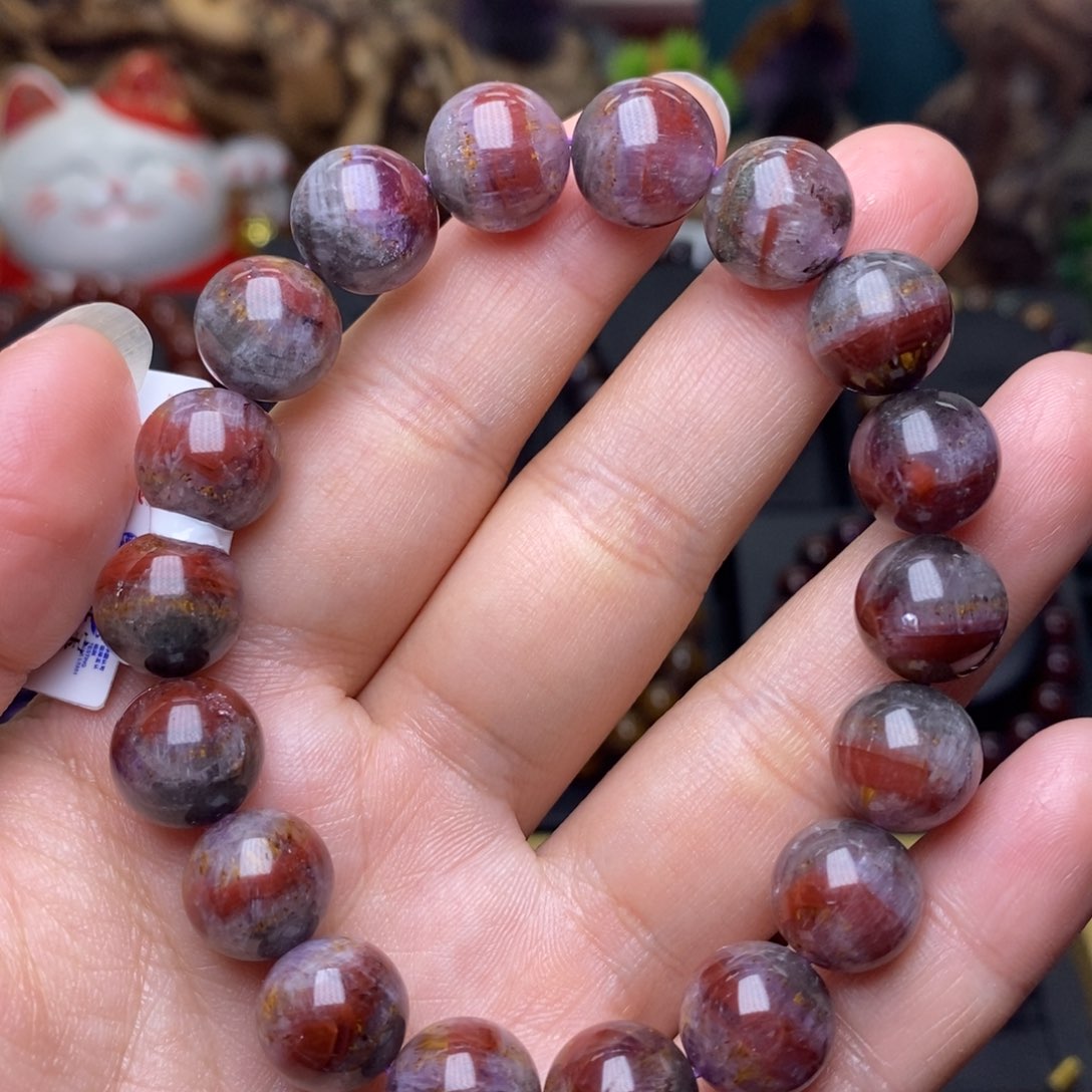 水晶A005极光四色单圈11m未镶嵌