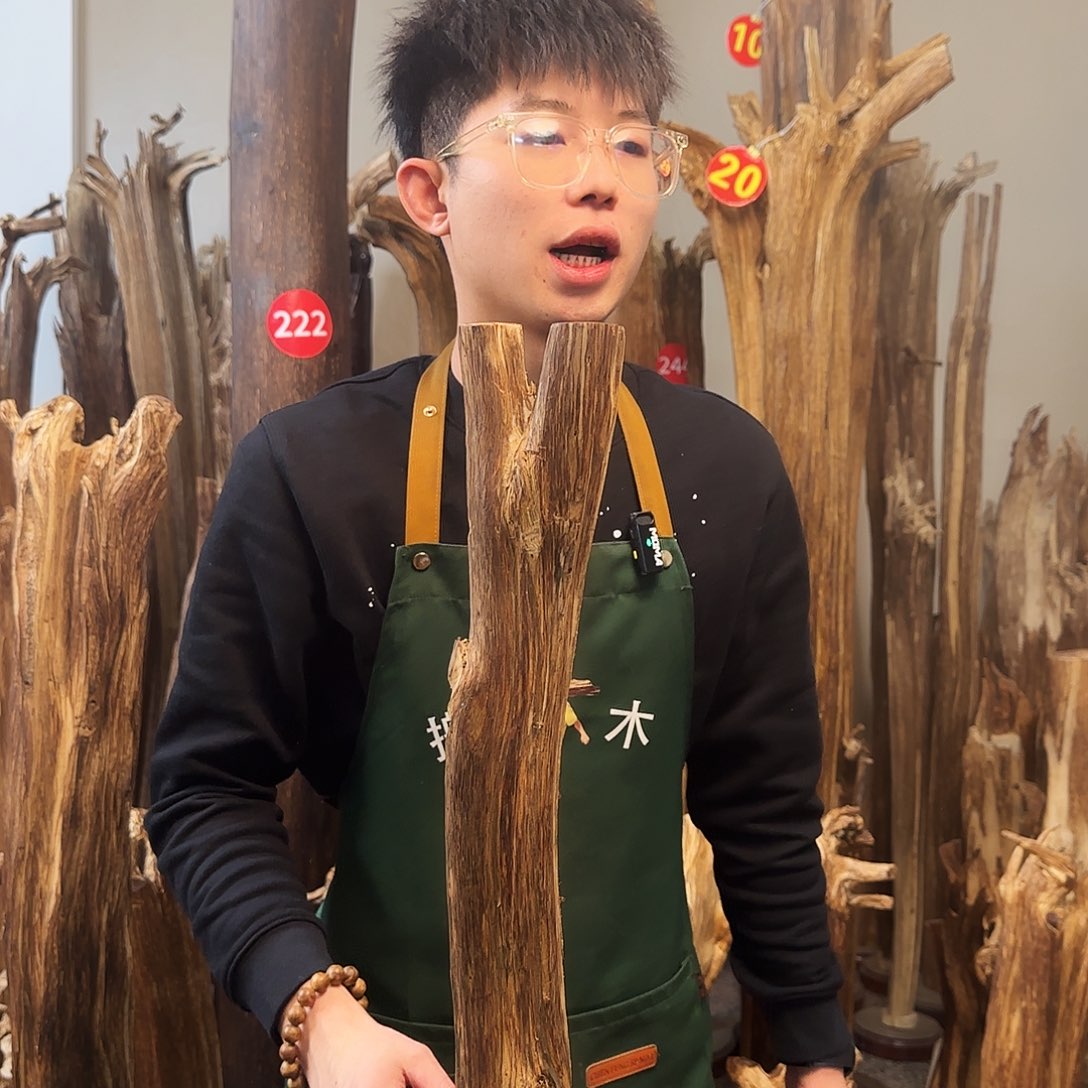 沉香摆件天然沉香原木摆件➕底座