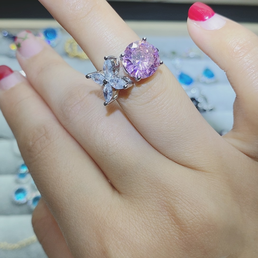 【闪购商品】托帕石耳饰银S925镶嵌