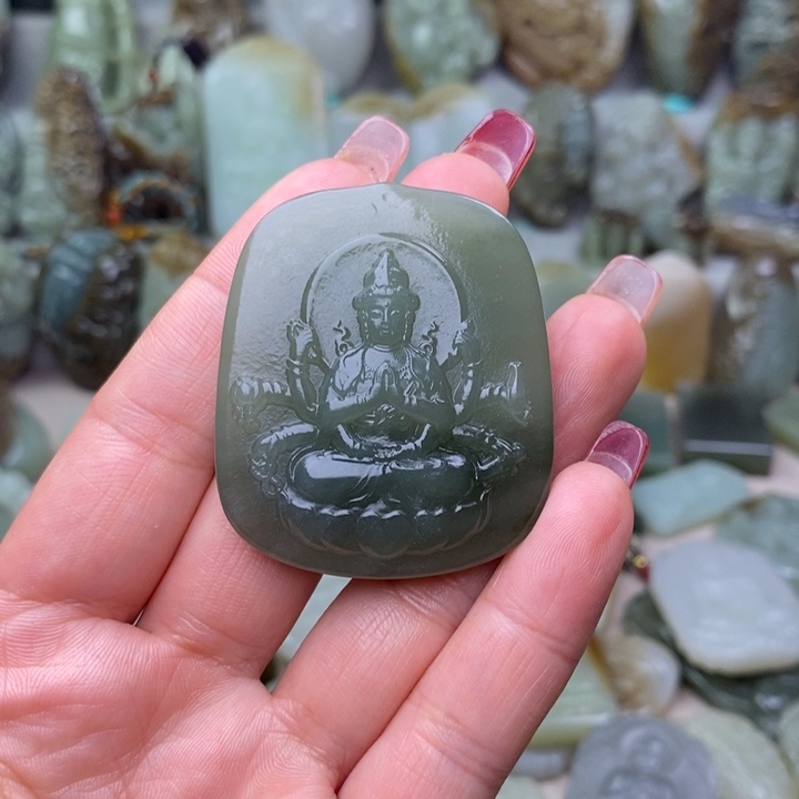 和田玉挂件未镶嵌