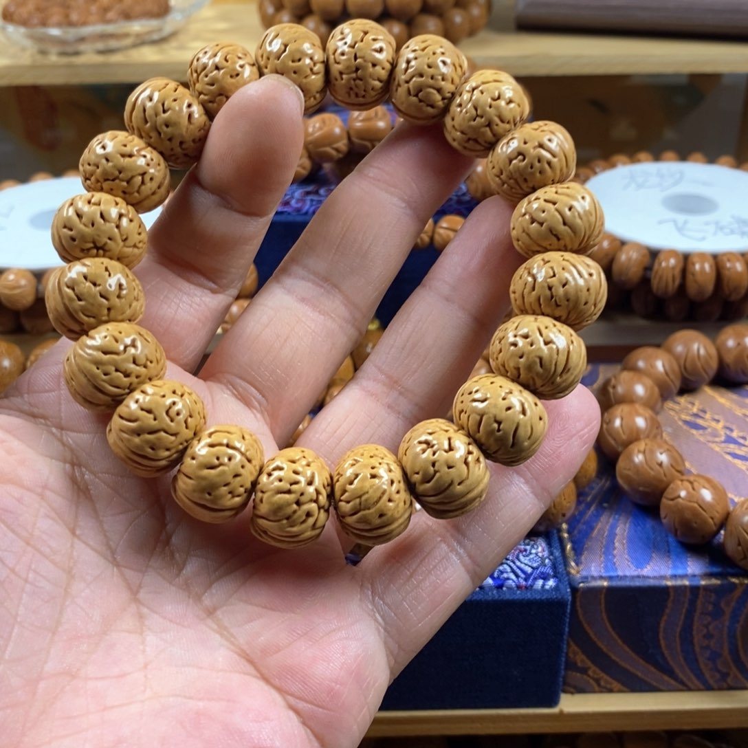 桃核手串犇*纽扣桃核