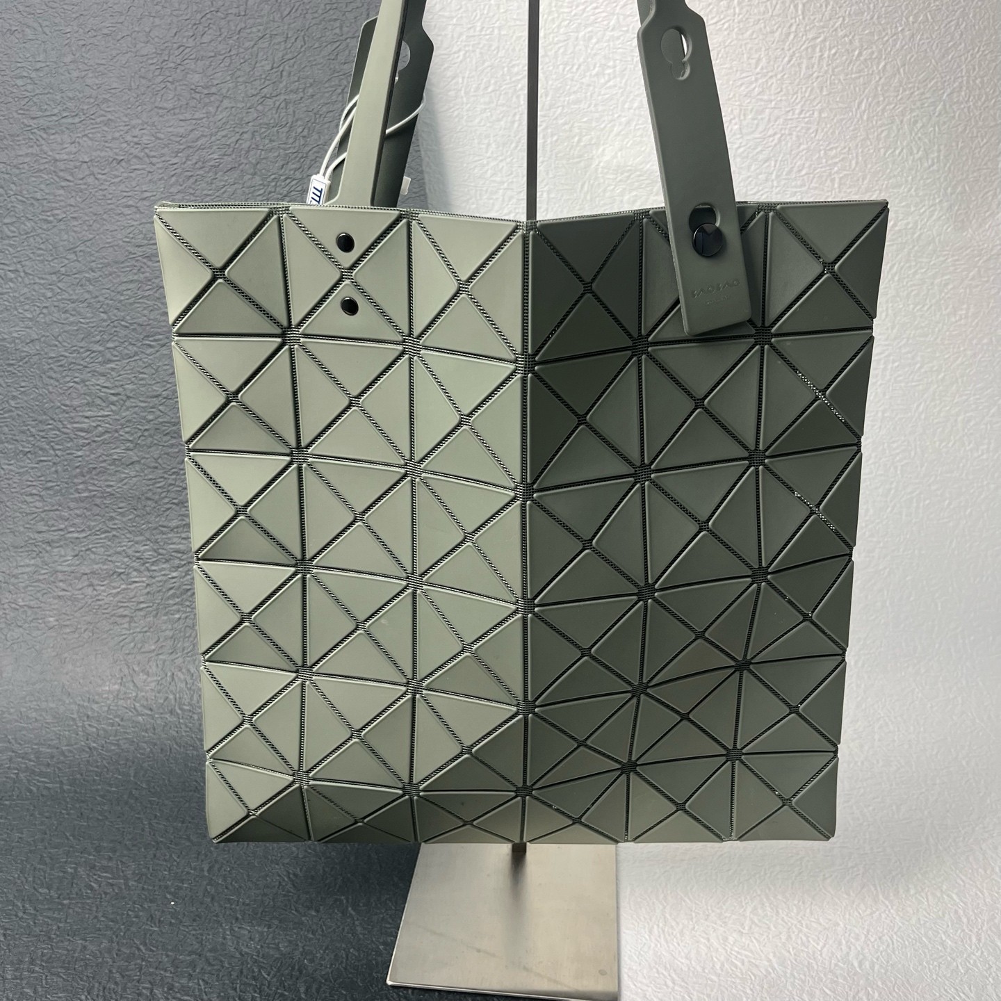 99新 Issey Miyake/三宅一生 【文子姐专属】A432/豆沙绿单肩包/FB