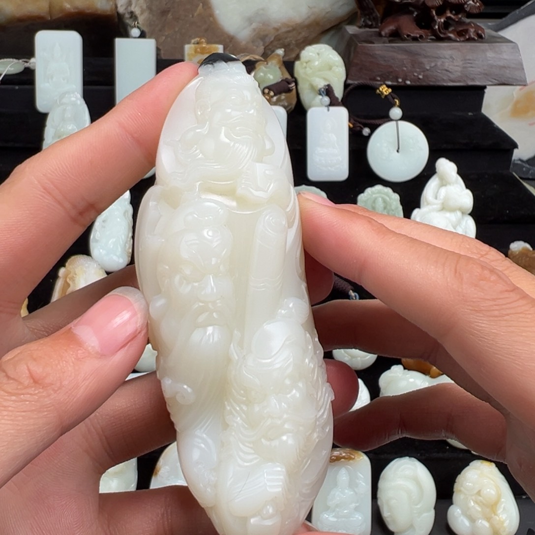 和田玉颈饰未镶嵌米达