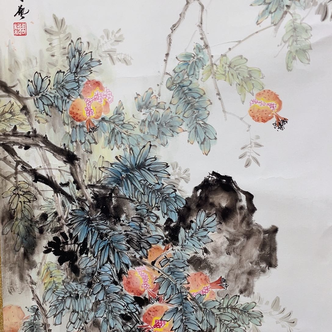 国画老师手笔手绘作品 n