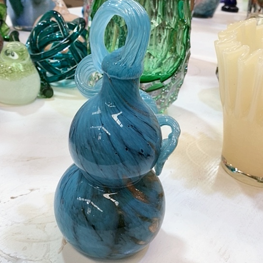 琉璃花瓶葫芦高19厘米宽8厘米