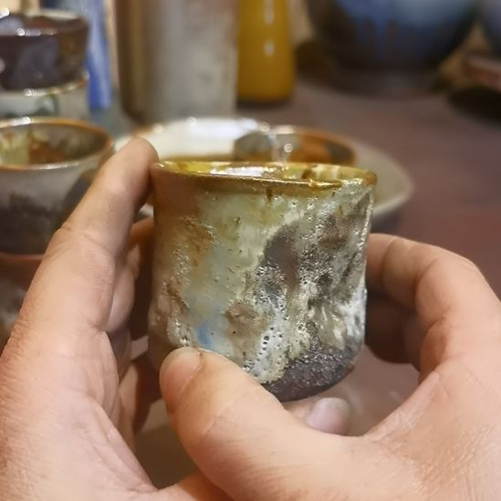 盘手工高温原矿窑变