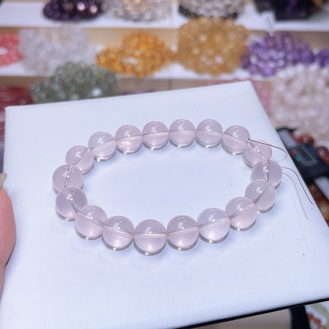 水晶手串未镶嵌满****?天然水晶11mm