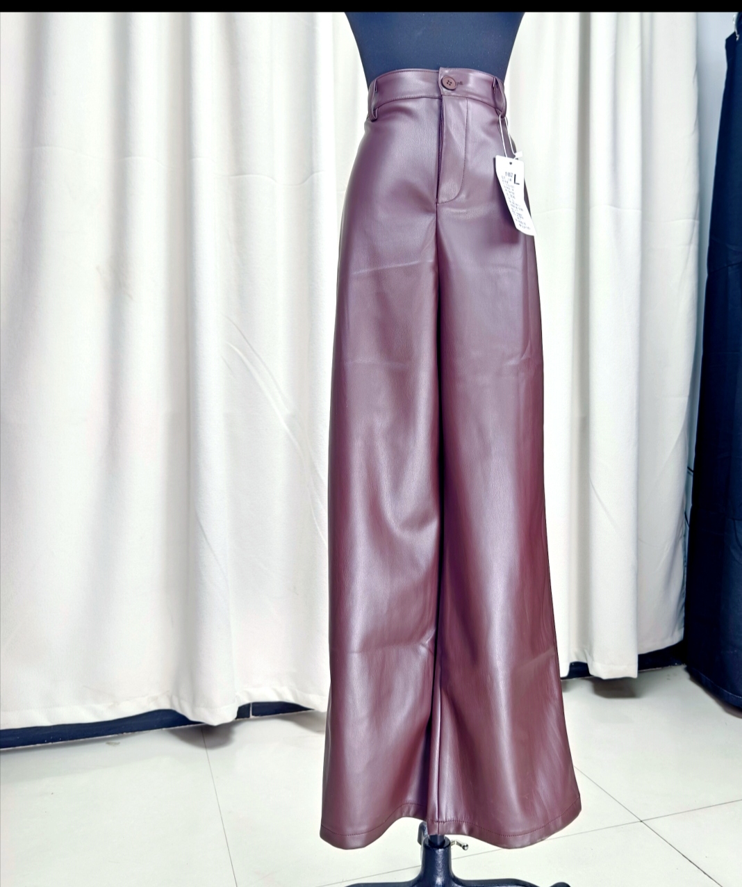 直筒高腰阔腿加长裤子女高个子2025秋冬季显身材网红休闲工装长裤