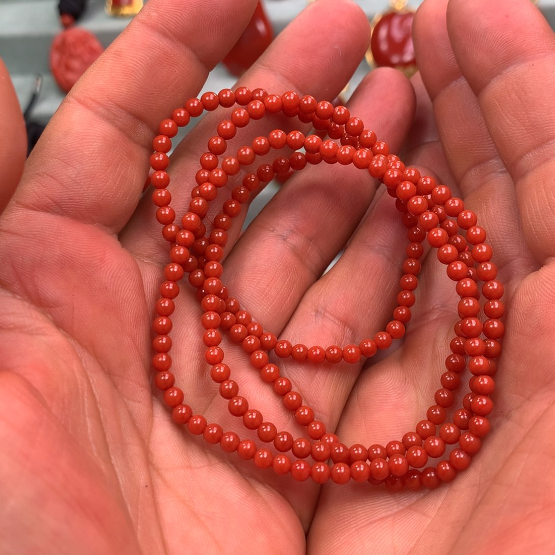 南红玛瑙珠子未镶嵌