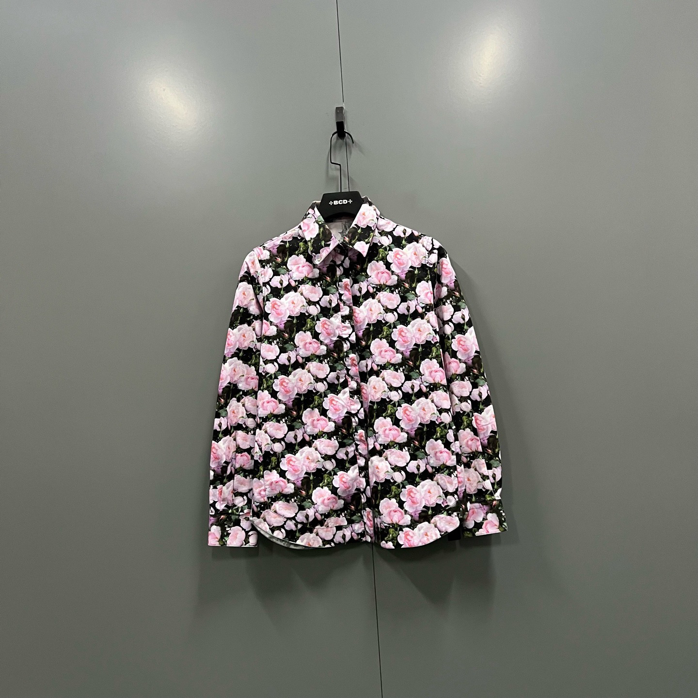 99新 Givenchy/纪梵希 pm 花卉满印长袖衬衫 38码 611950