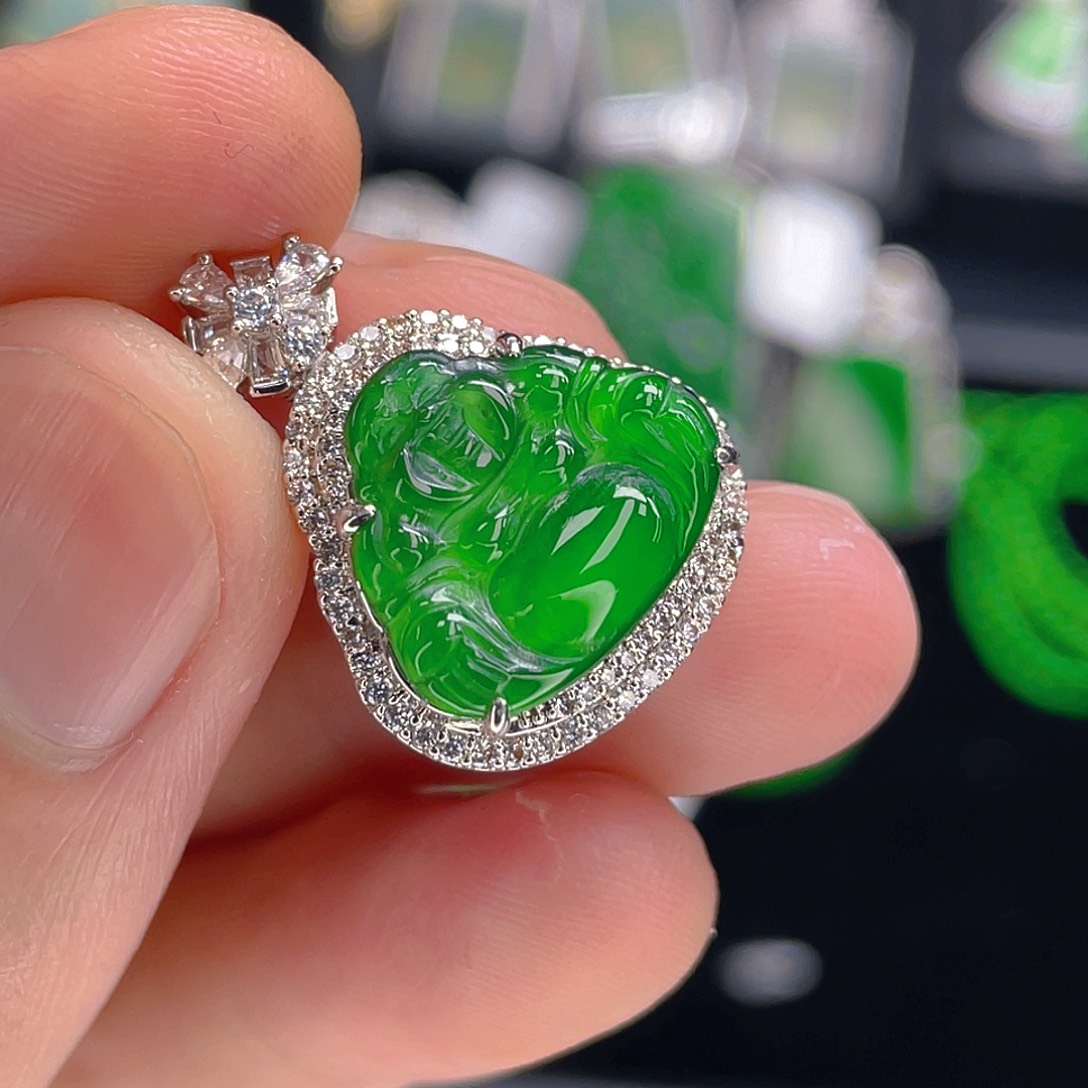 翡翠吊坠(不含链)未镶嵌