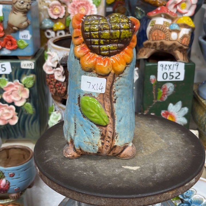 紫砂花盆粗陶材质多肉花盆