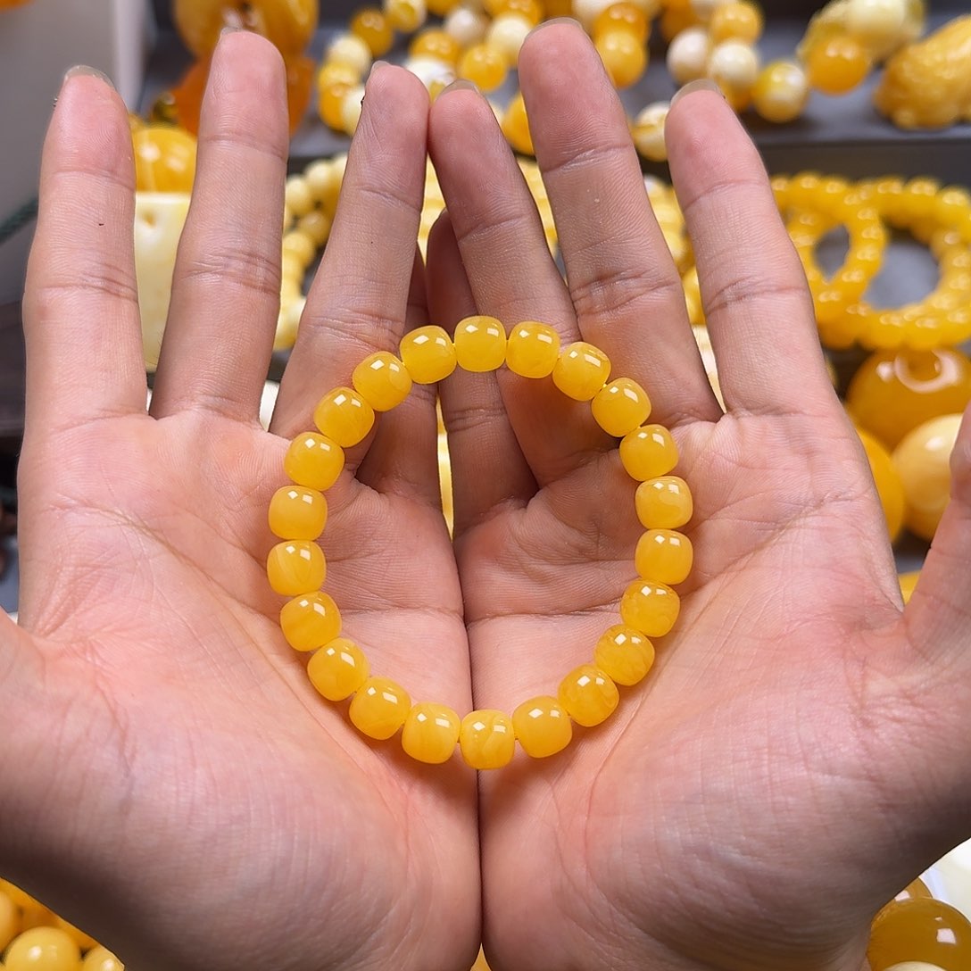 蜜蜡珠宝奇石未镶嵌同料老型10mm