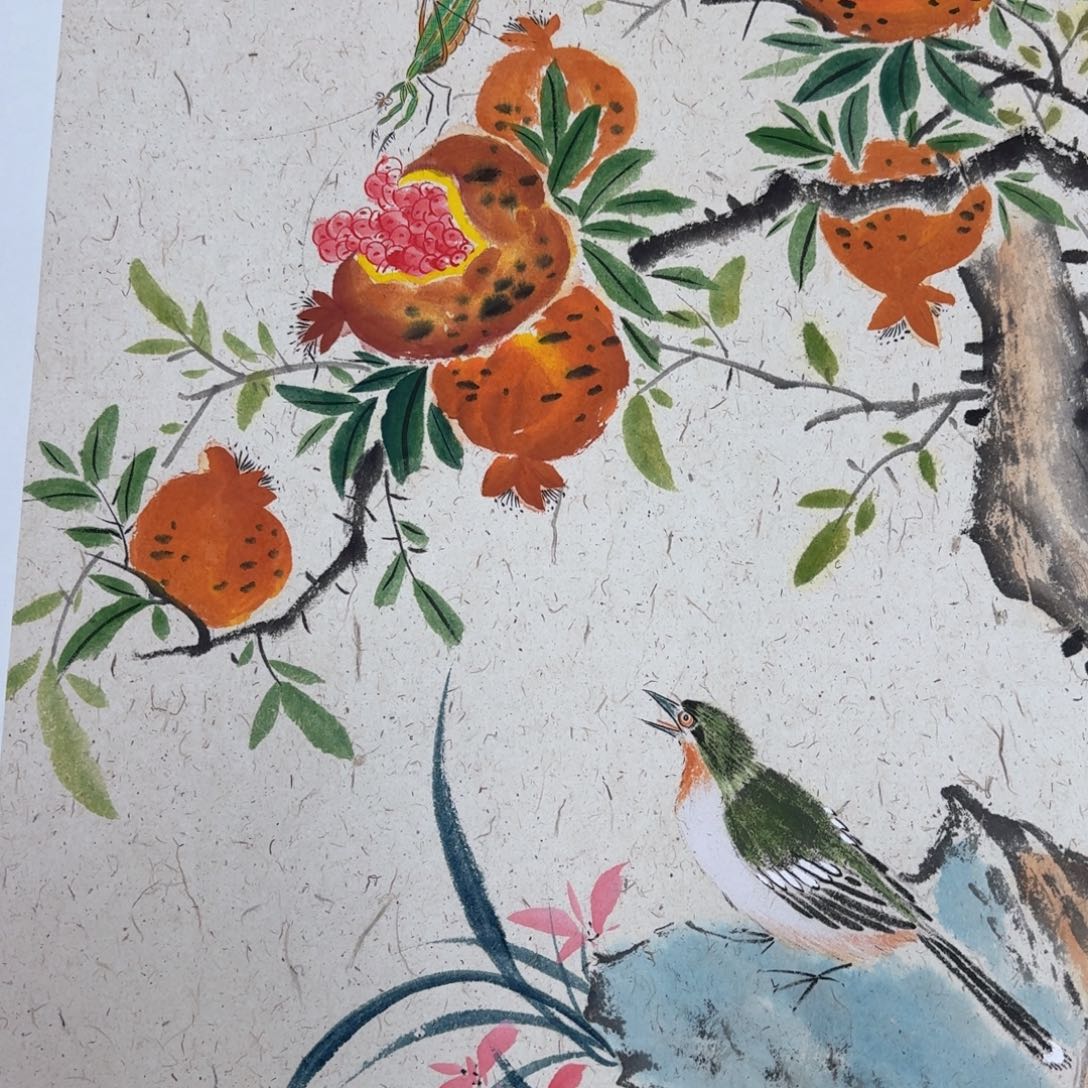 国画国画作品山水花鸟纯手绘