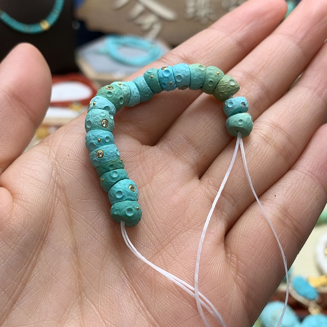 绿松石挂件未镶嵌用****6