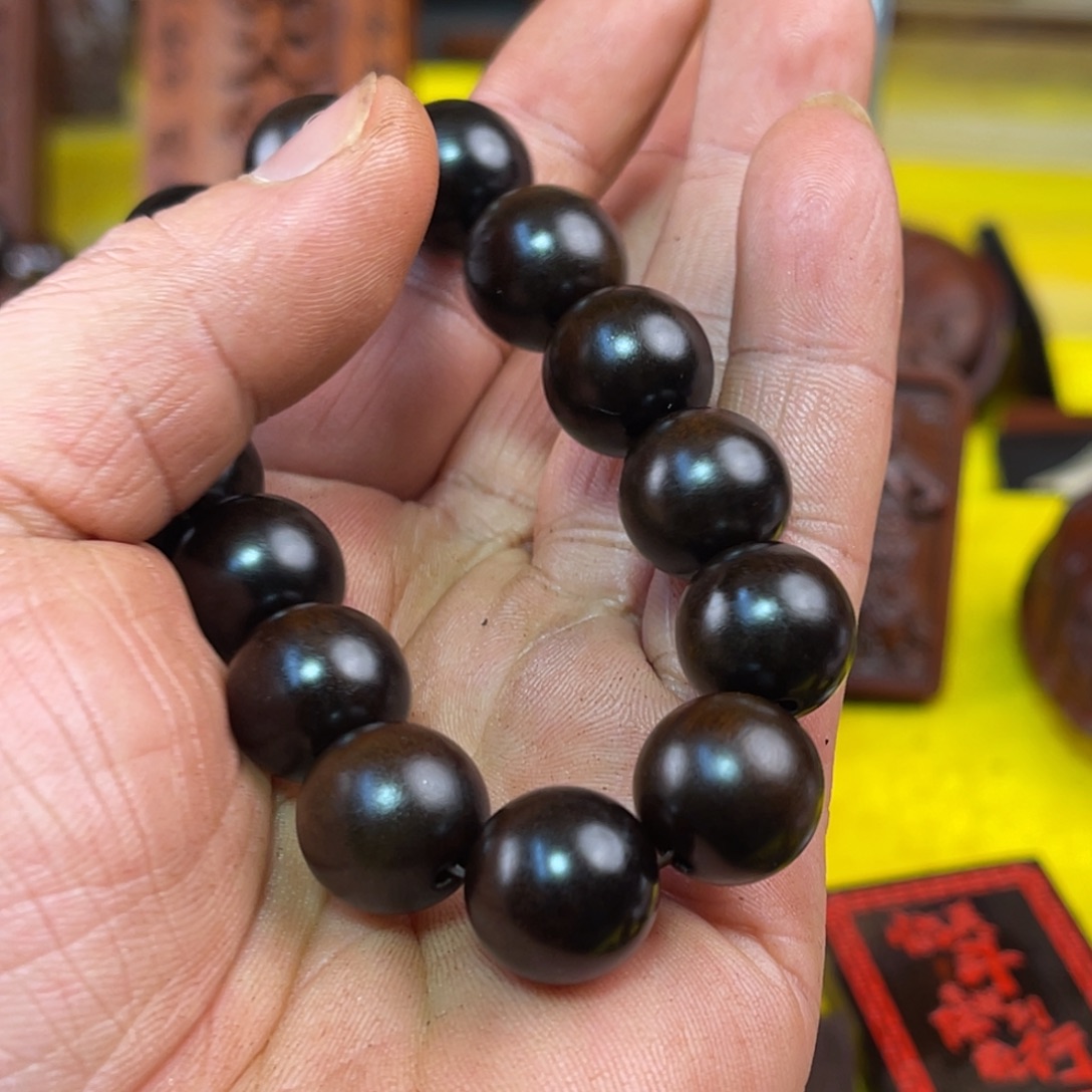 枣木雷击枣木雕刻珠子