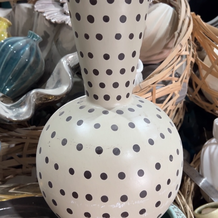 陶瓷花瓶摆件外贸出口微瑕捡漏高35口9公分划痕摩擦