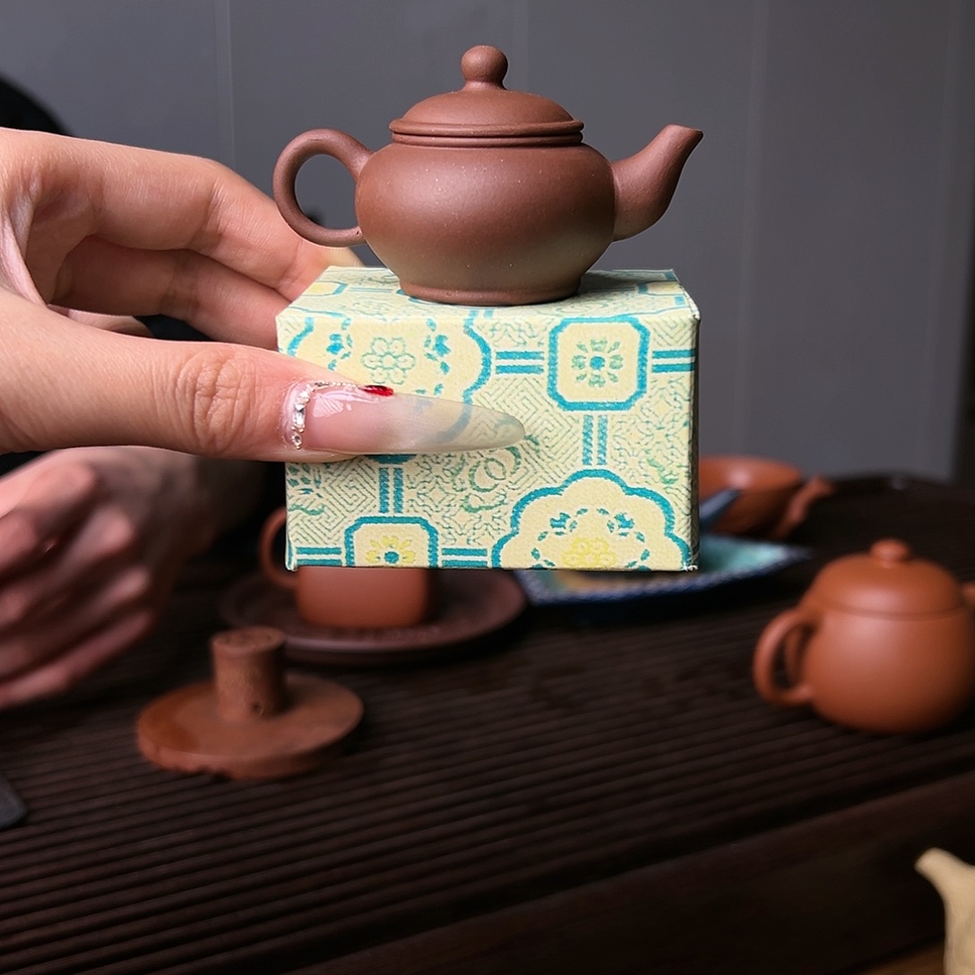 【闪购商品】紫砂茶壶水滴30ccz z z