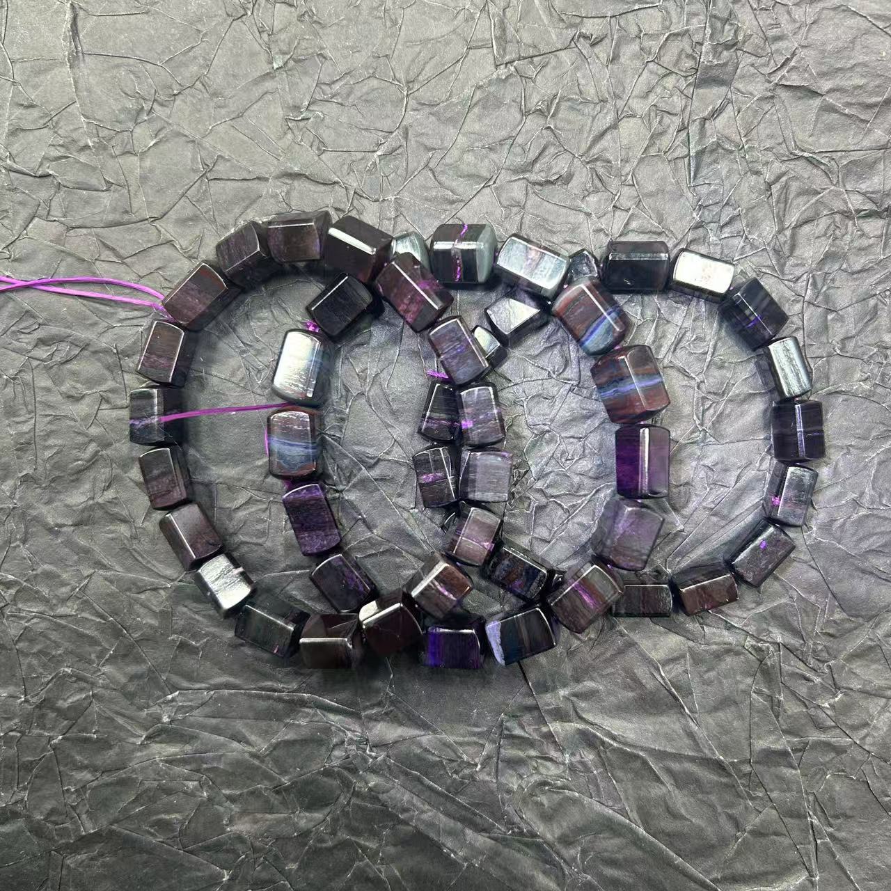 老四舒俱来一店精选 南非老矿方糖手串 多样性发其一