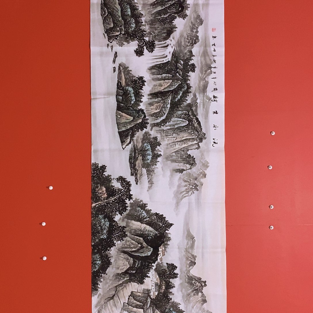 国画山水花鸟国画作品