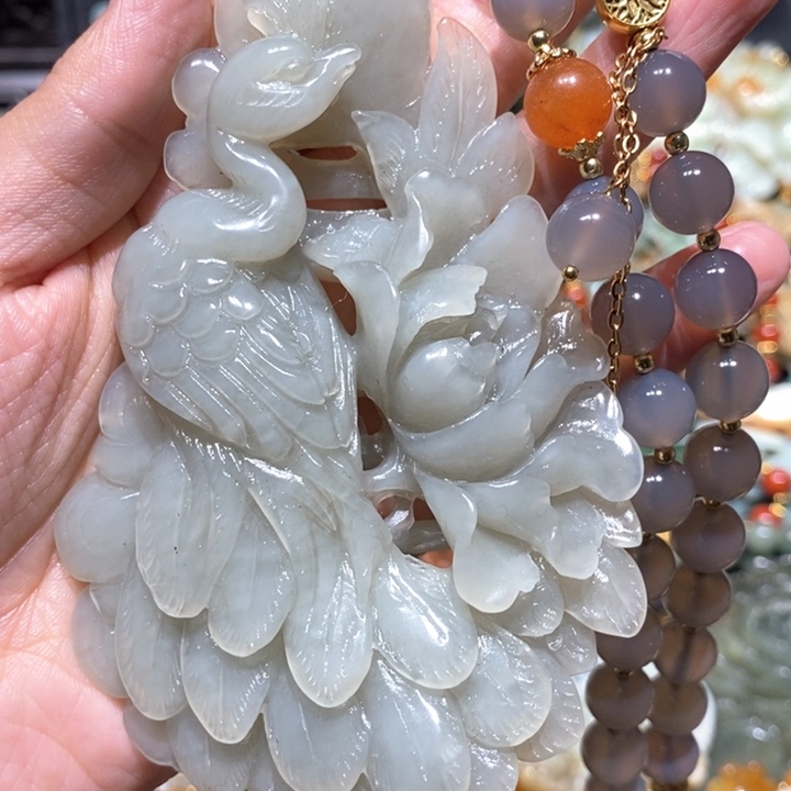 岫玉毛衣链未镶嵌