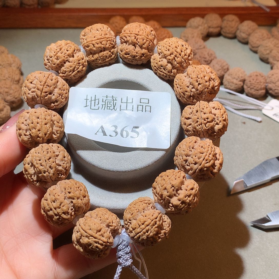 金刚菩提手串H**s22尺寸龙骨梅花双龙