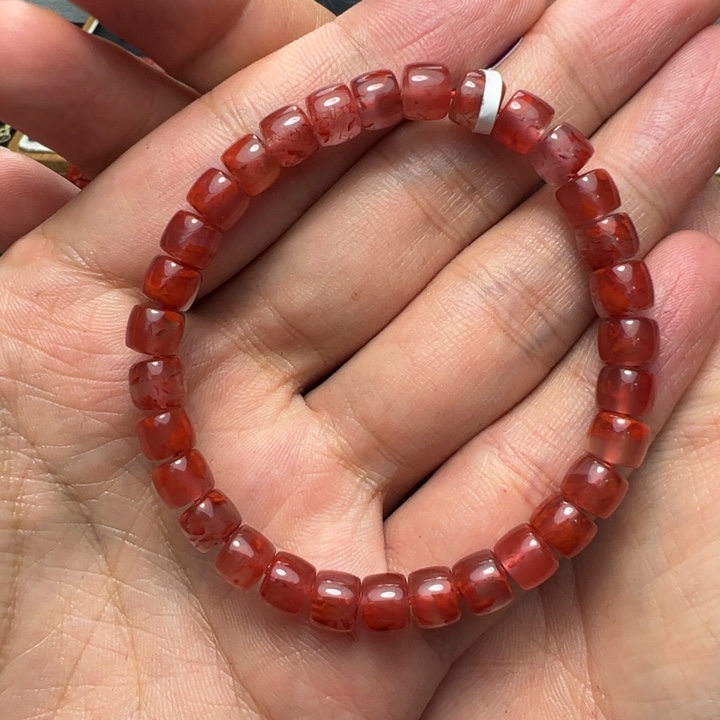 南红玛瑙颈饰未镶嵌7mm