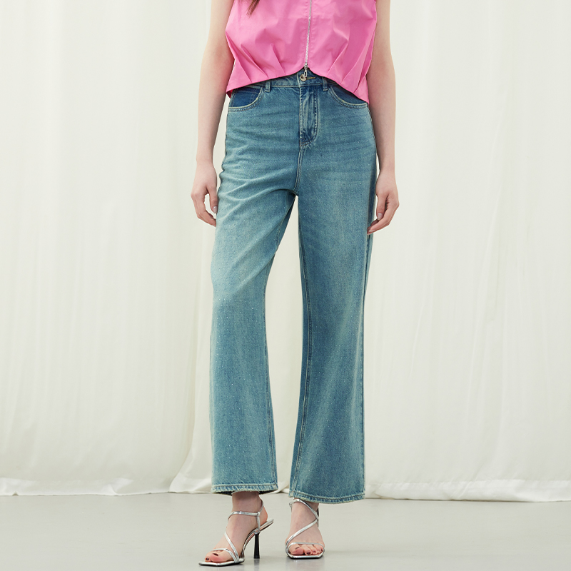 佳人苑牛仔裤女夏季新款J427013