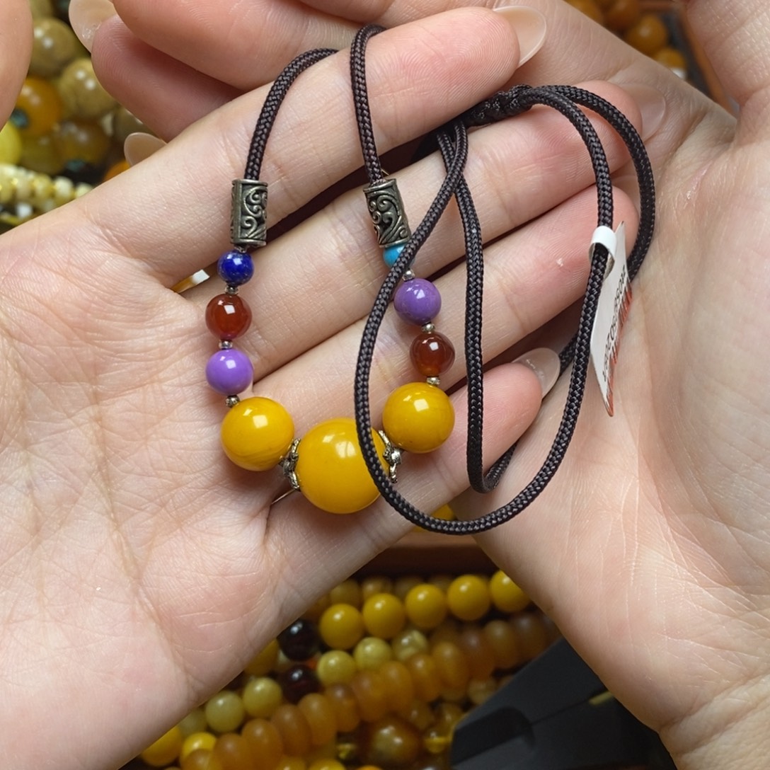 琥珀未镶嵌珠宝奇石蜜蜡