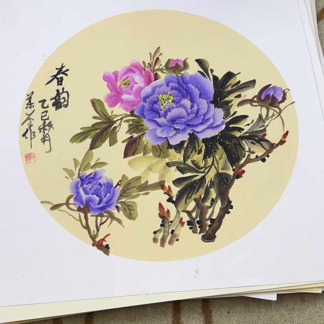 国画国画老师作品刘