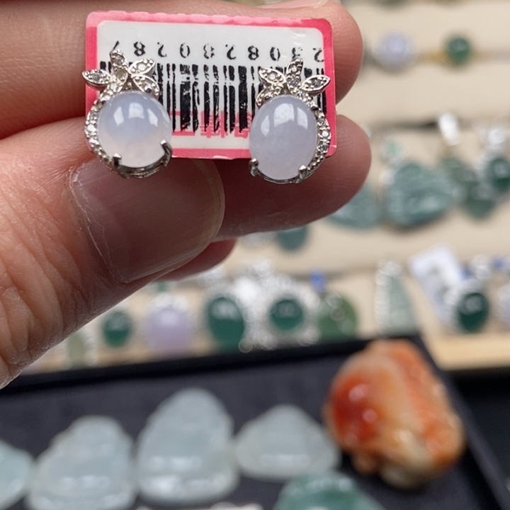 翡翠银S925镶嵌项链