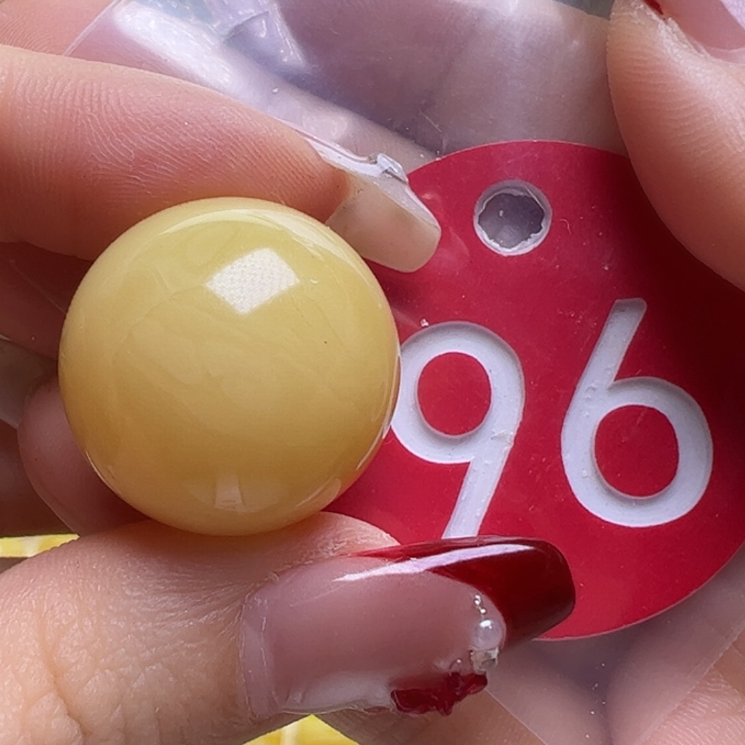 蜜蜡未镶嵌珠宝奇石心**静20.5mm圆珠