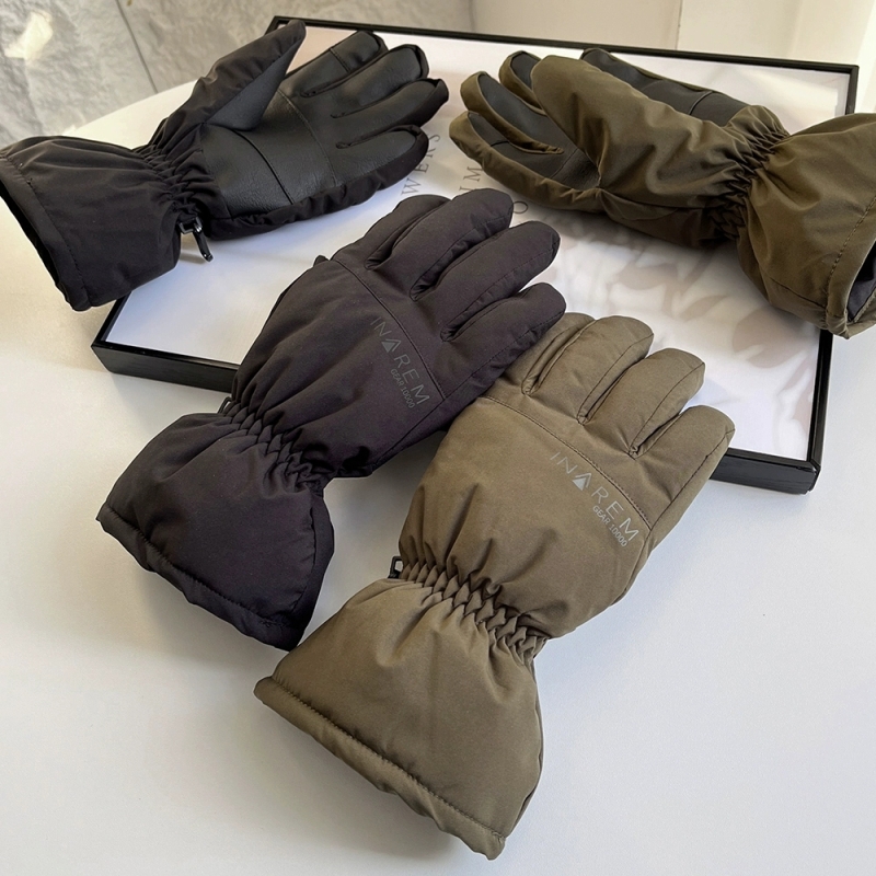 出岛国！10000+防水科技PU防滑保暖加绒夹棉冬户外骑行男女手套